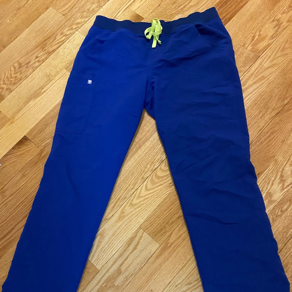 Figs Electric Blue Scrub Pants